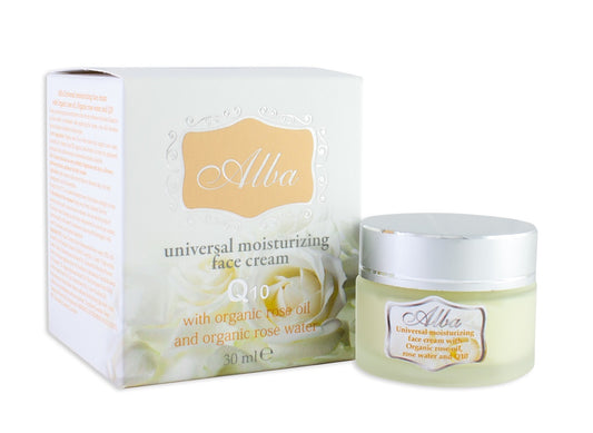 UNIVERSAL MOISTURIZING FACE CREAM/with organic rose oil and organic rose