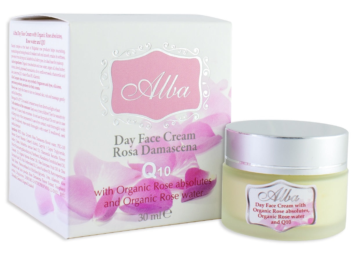 Day Face Cream Rosa Damascena /with organic rose absolutes and rose water/